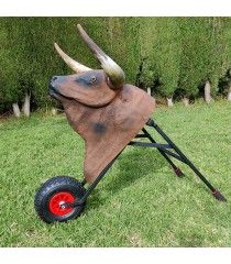 Chariot de 70 cm marron pour enfants de 7 à 12 ans