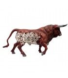 Bull brave squealing trotting