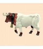 Taureau Manso brun et blanc jouet 4