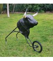 Medium bullfighting cart for adults