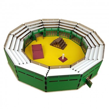 Arènes de 60 cm.  avec des gradins