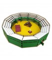 Portable bullfighting place with bleachers