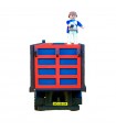 "Premium" toy bull truck with cages and rear ramp