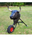 copy of Bullfighting cart for children, with real horns and folding.