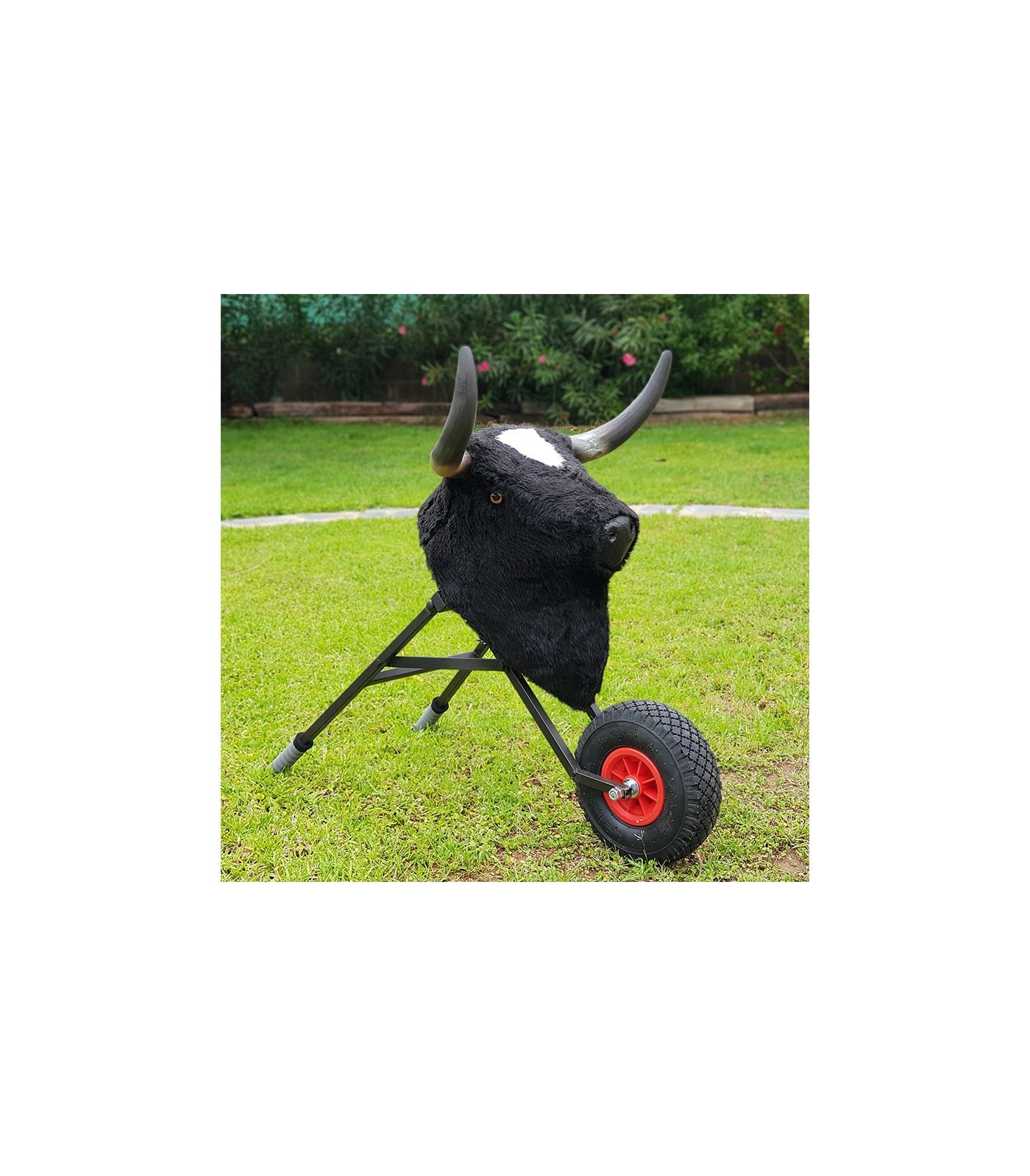 Toro carretón con pelo