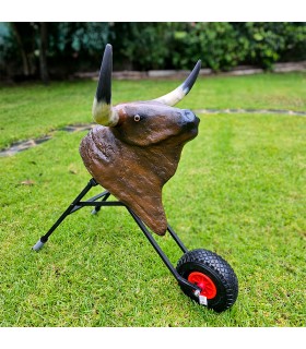 Chariot de 70 cm marron pour enfants de 7 à 12 ans