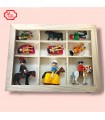 copy of Playmobil bullfighters, with chopper and four bullfighters