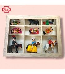 Playmobil bullfighters, with chopper and four bullfighters