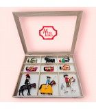 Playmobil bullfighters, with chopper and four bullfighters