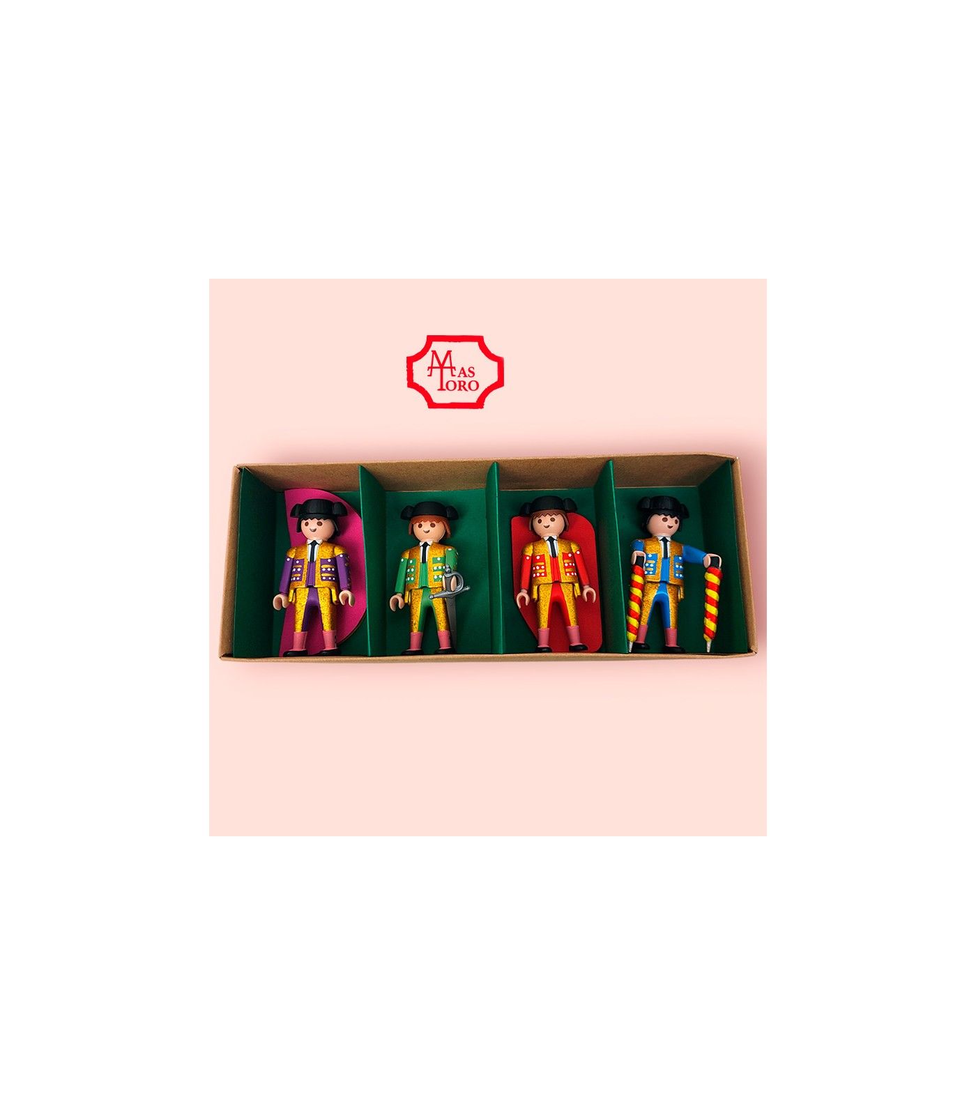 Conjunto regalo de playmobil toreros