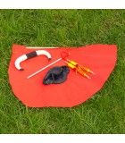 bequille-enfant-avec-aide-banderilles-montera et cornes
