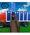 copy of Blue large bull truck with 6 individual cages