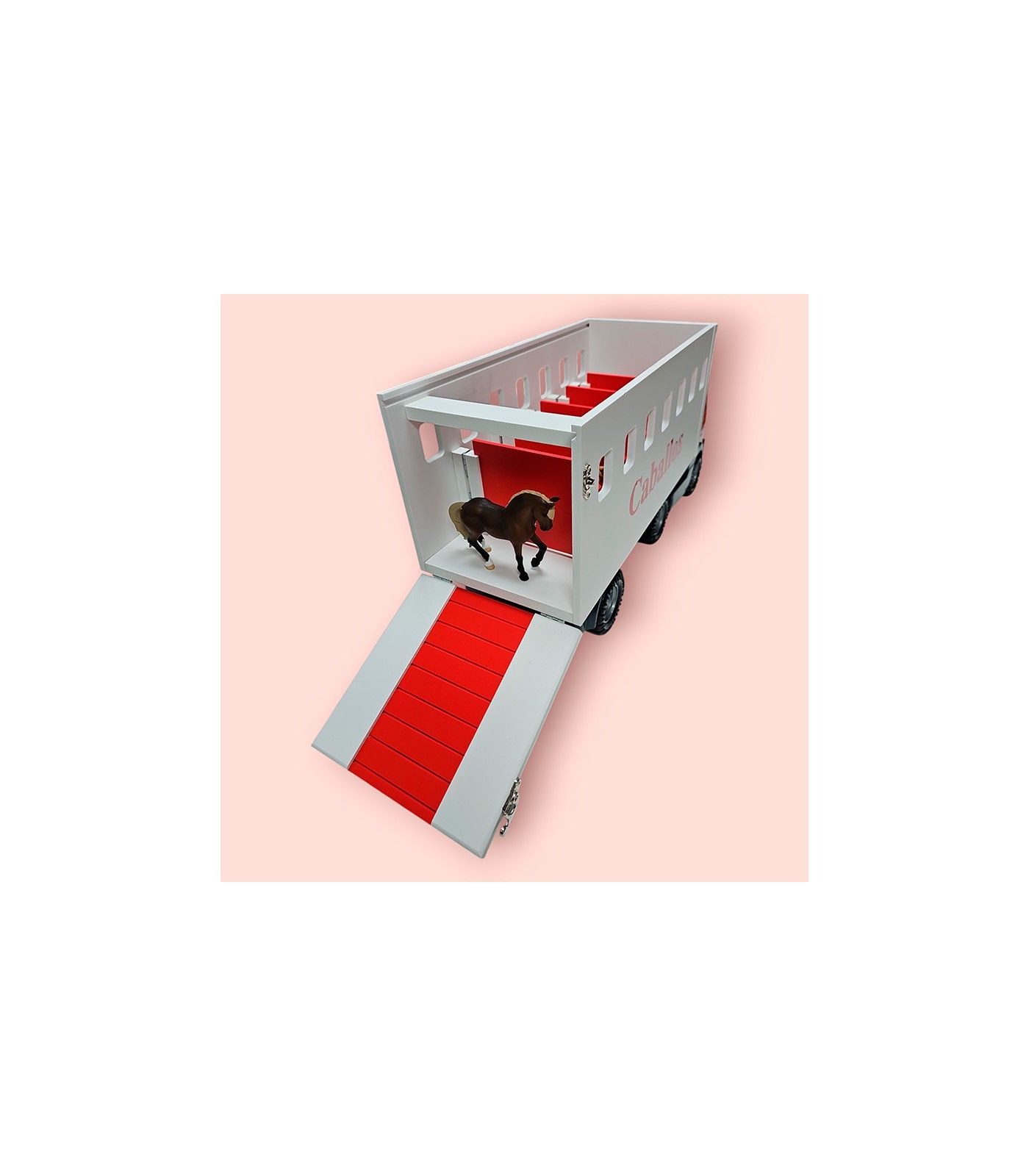 camion para caballos de juguete