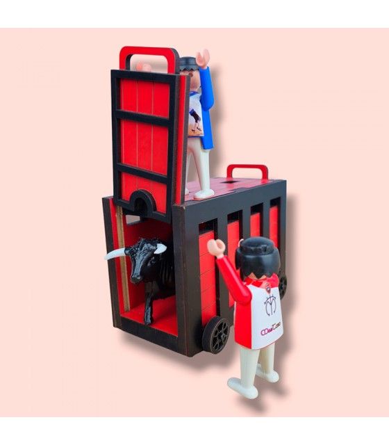 Bullfighting toy Bulls drawer
