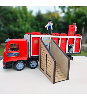 Rampe pour camion à taureaux de Playmobil