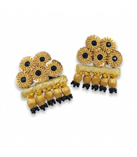 copy of Broche Alamar Trébol con Piedras Rojas