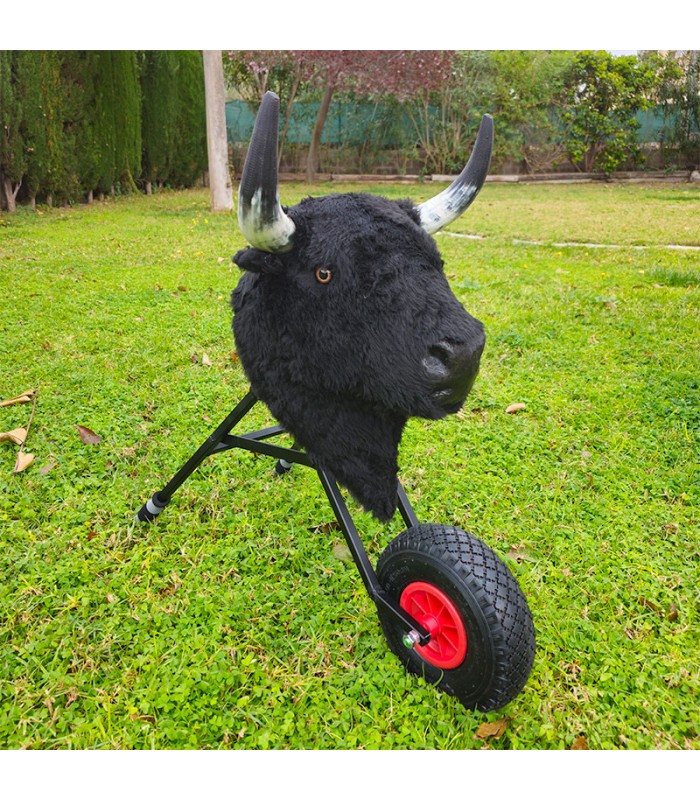 Toro carretón con pelo para niños