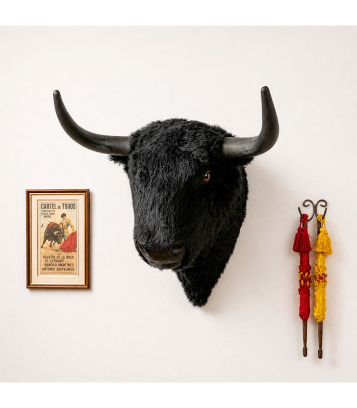 Cabeza-de-toro-negro decoración