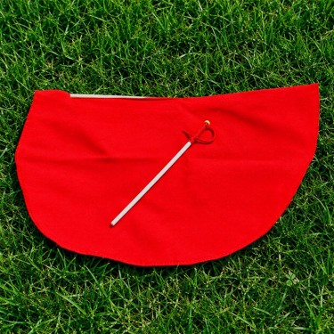 Pack of crutches for children with wearing and help.