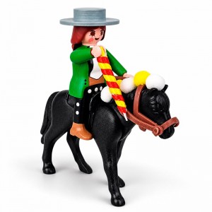 Juguete taurino Rejoneadora playmobil