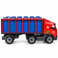 copy of Blue large bull truck with 6 individual cages