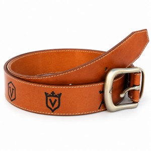 Ceinture taurine avec des fers gravés.